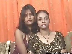 Desi horny indian girl khushi enjoy lesbian sex with girl friend