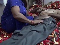 desi milf bhabhi seducing her horny husband in last night sex
